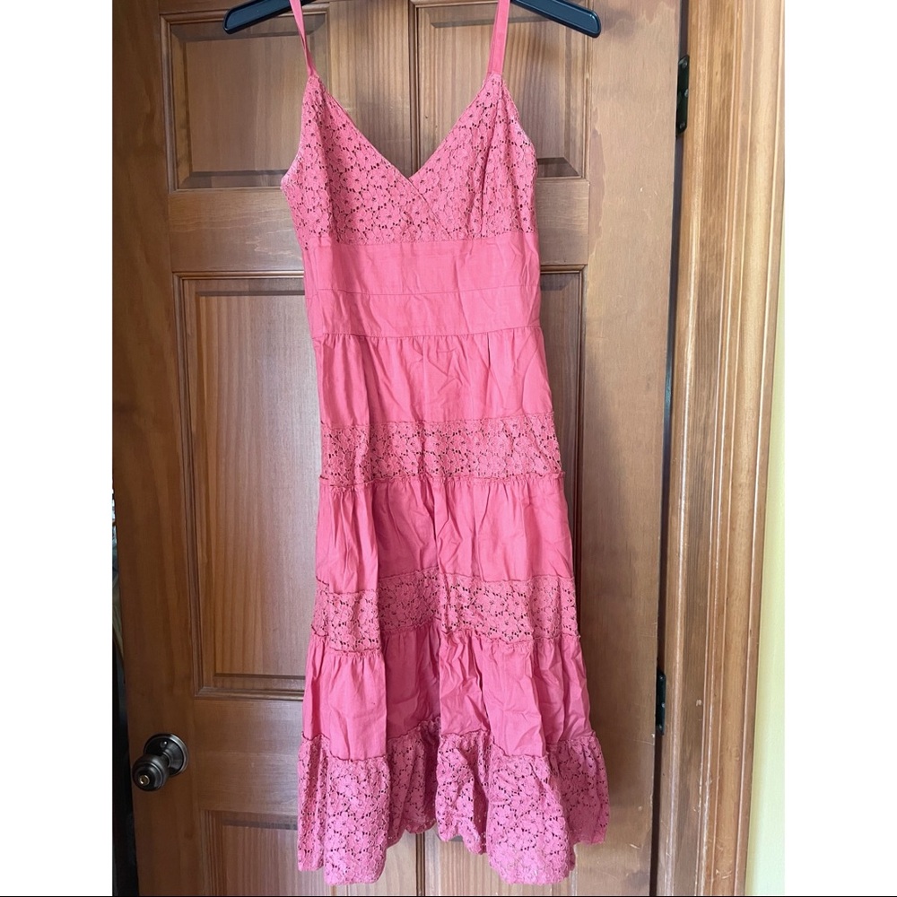 Coral Midi sundress
